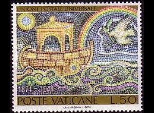 Vatikan Mi.Nr. 633 100 Jahre UPU, Arche Noah, Friedenstaube (50)