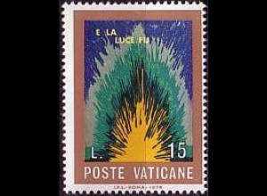 Vatikan Mi.Nr. 635 Zeichenwettbewerb f. Jugendliche, Es werde Licht (15)