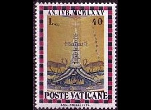 Vatikan Mi.Nr. 649 Heiliges Jahr 1975 Kreuz mit Taube, Lateranbasilika (40)
