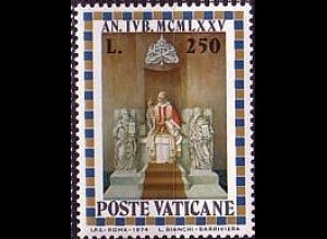 Vatikan Mi.Nr. 656 Heiliges Jahr 1975 Papst Paul VI segnend auf Thron (250)
