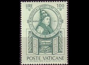 Vatikan Mi.Nr. 668 Vat. Bibliothek, Sixtus IV, Bild aus Lat. Kodex (100)