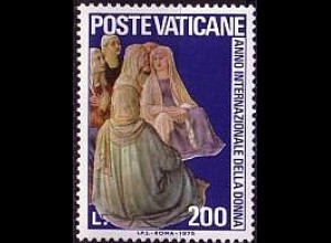 Vatikan Mi.Nr. 671 Int. Jahr der Frau, Freskendetail von Fra Angelico (200)