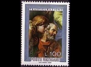 Vatikan Mi.Nr. 686 Verklärung Christi, Gemälde von Raffael, Zwei Apostel (100)