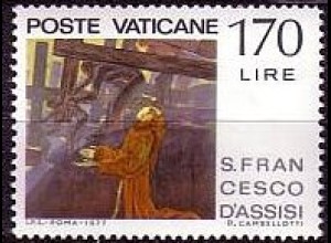 Vatikan Mi.Nr. 699 Hl. Franz v. Assisi, Gem. Cambellotti durchdiejenigen . (170)