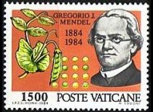 Vatikan Mi.Nr. 845 Gregor Johann Mendel (1000)
