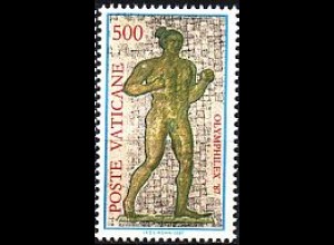 Vatikan Mi.Nr. 917 Int.Briefm.ausst. Olymphilex 87, Athlet (500 m.Druckverm.)