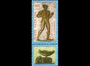 Vatikan Mi.Nr. 921 Int.Briefm.ausst. Olymphilex 87, Athlet (500 a.Block)