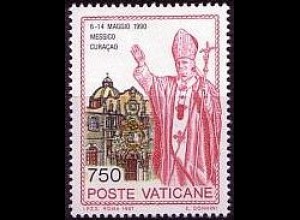 Vatikan Mi.Nr. 1048 Papst Johannes Paul II., Reise nach Mexico (750)