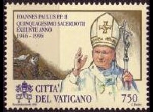 Vatikan Mi.Nr. 1182 50. Priesterjubiläum Johannes Paul II. (750)