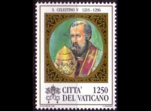 Vatikan Mi.Nr. 1188 700 Todestag Papst Cölestin V., mit Tiara (1250)