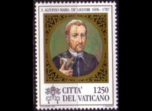 Vatikan Mi.Nr. 1189 700 Todestag Papst Cölestin V., Theologe di Liguori (1250)