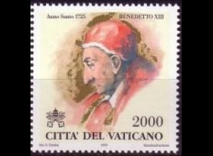 Vatikan Mi.Nr. 1276 Päpste z.Zt. d.hl.Jahre, Benedikt XIII. (2000)