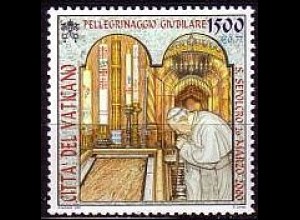 Vatikan Mi.Nr. 1378 Pilgerreisen Papst Johannes Paul II. Hl. Grab (1500/0,77)