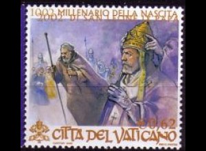 Vatikan Mi.Nr. 1422 1000. Geb. Leo IX. als Pilger und mit Tiara (0,62)