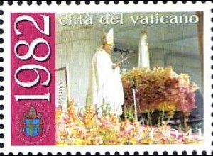 Vatikan Mi.Nr. 1433 25 J. Pont. Johannes Paul II. in Fatima (0,41)