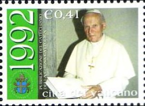 Vatikan Mi.Nr. 1443 25 J. Pont. Johannes Paul II., Katechismus (0,41)