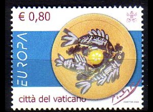 Vatikan Mi.Nr. 1522 Europa 2005, Gastronomie, Fischgericht, Picasso (0,80)