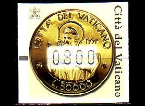 Vatikan Mi.Nr. ATM 7 Goldmünze, Hl. Paulus (800 L)