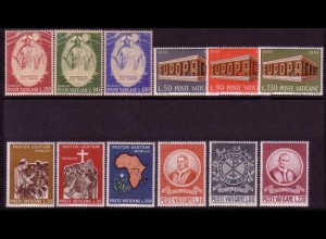 Vatikan Jahrgang 1969 komplett (Mi.Nr. 544-555)