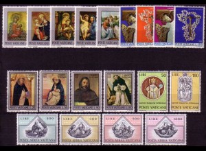 Vatikan Jahrgang 1971 komplett (Mi.Nr. 577-595)