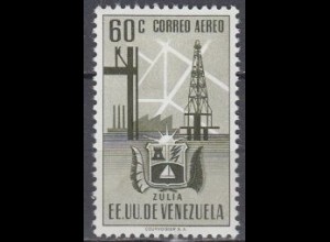Venezuela Mi.Nr. 705 Zulia-Wappen, Bohrturm, Raffinerie (60)