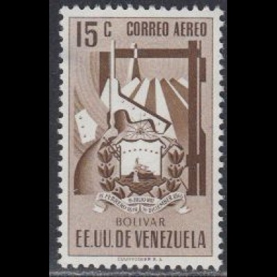 Venezuela Mi.Nr. 765 Bolivar-Wappen, Eisenerz-Gewinnung (15)