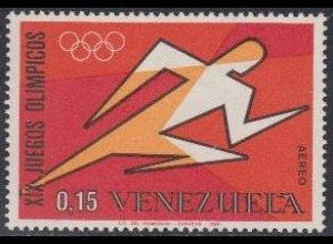 Venezuela Mi.Nr. 1748 Olympia 1968 Mexiko, Laufen (0,15)