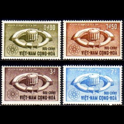 Süd-Vietnam Mi.Nr. 308-311 Kernenergie für den Frieden (4 Werte)