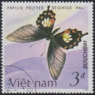 Vietnam Mi.Nr. 1805 Schmetterling Papilio polytes Stichius (3)