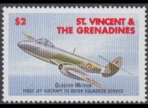 St.Vincent & die Grenadinen Mi.Nr. 3097 Beendig.2.Weltkrieg, Gloster Meteor (2)