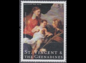 St.Vincent & die Grenadinen Mi.Nr. 4867 van Dyck, Mystic Maggiage .Catherine (1)