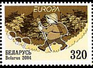 Weißrußland Mi.Nr. 543 Europa 2004, Pilzsammler (320)