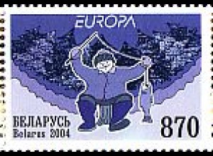 Weißrußland Mi.Nr. 544 Europa 2004, Angler (870)