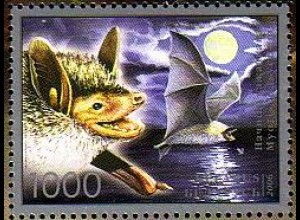 Weißrußland Mi.Nr. 637 Fledermäuse, Teichfledermaus (1000)