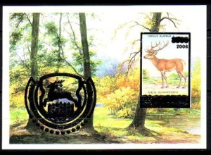 Weißrußland Mi.Nr. Block 53 Briefmarkenausstellung BELFILA 2006, Hirsch