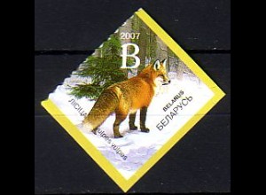 Weißrußland Mi.Nr. 665 Freim. Fauna, Rotfuchs (B)