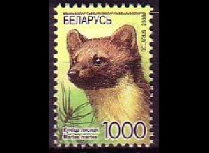 Weißrußland Mi.Nr. 711 Freim. Fauna, Baummarder (1000)