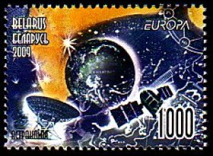 Weißrußland Mi.Nr. 764 Europa 2009, Astronomie, Satellit u.a. (1000)