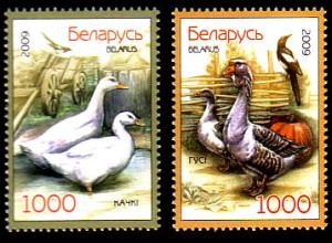Weißrußland Mi.Nr. 766-67 Gefügel (2 Werte)