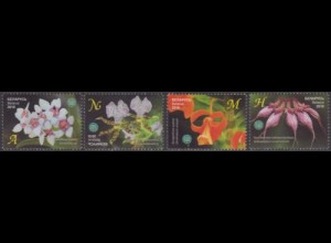 Weißrussland MiNr. 1099-1102 Botanischer Garten, Orchideen (4 Werte)