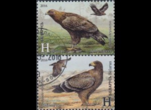 Weißrussland Mi.Nr. Zdr.1113-14 Adler (senkrechtes Paar)