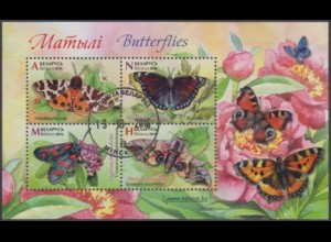 Weißrussland MiNr. Block 142 Schmetterlinge
