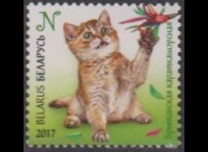 Weißrussland MiNr. 1172 Kindermarken, Junge Katzen, British Shorthair (N)