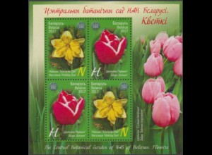 Weißrussland MiNr. Block 150 Botanischer Garten, Narzisse und Tulpe