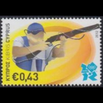 Zypern Mi.Nr. 1233 Olympia 2012 London, Skeetschießen (0,43)