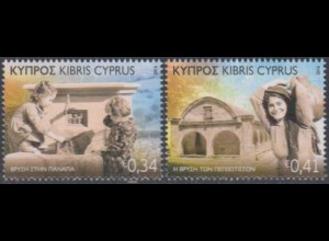 Zypern MiNr. 1353-54 Alte Brunnen (2 Werte)