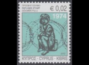Zypern Zwangszuschlagsm.Mi.Nr. 14 Flüchtlingshilfe, Kind, Stacheldraht (0,02)