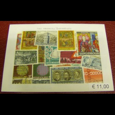 Luxemburg, Paket mit 100 verschiedenen Briefmarken (Bild ähnlich)