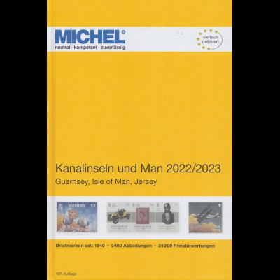 Michel Europa Katalog Band 14 - Kanalinseln und Man 2022/2023, 107. Auflage