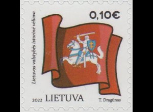 Litauen MiNr. (noch nicht im Michel) Flagge 2022 (0,10)